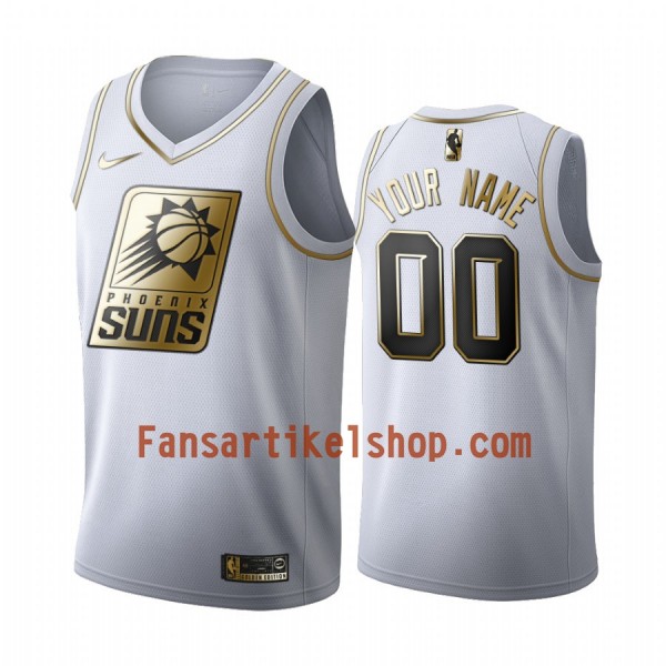 NBA Phoenix Suns Trikot Benutzerdefinierte Nike 2019-2020 Weiß Golden Edition Swingman - Herren